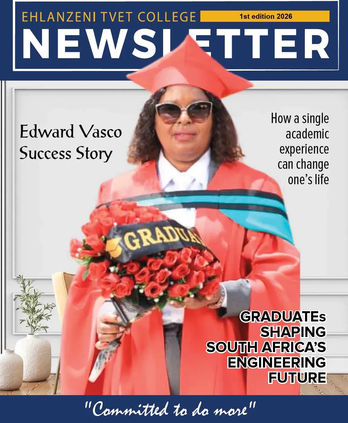 Ehlanzeni TVET College Newsletter: 1st Edition 2026 cover