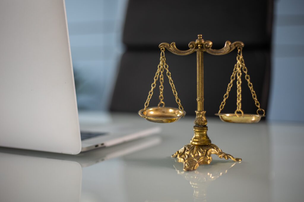Balancing Scales on a table